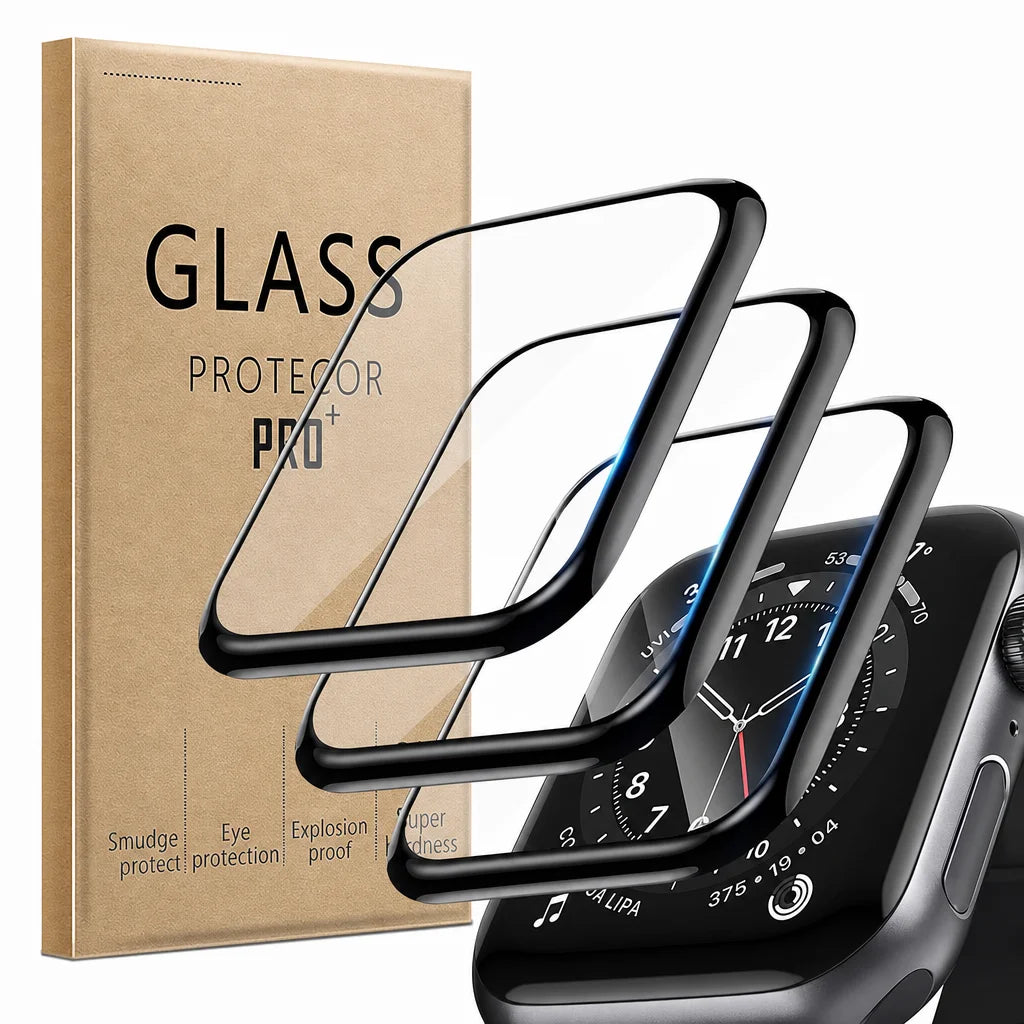 3-Pack Flexible Screen Protector Film For Apple Watch Series 11/SE 3/Ultra 3/38/41/40/44 - Soft TPU Film For Fitness/Travel