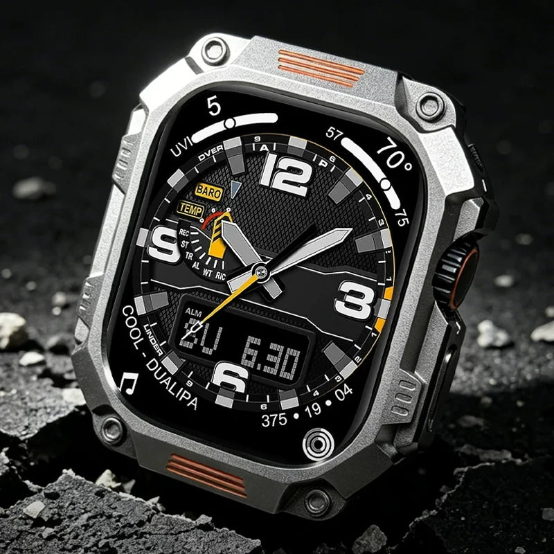Metal Armor Case For Apple Watch Ultra 3 11 10 9 8 7 6 Se 5 Titanium Shockproof Protective Cover For iWatch 44mm 45mm 46mm 49mm