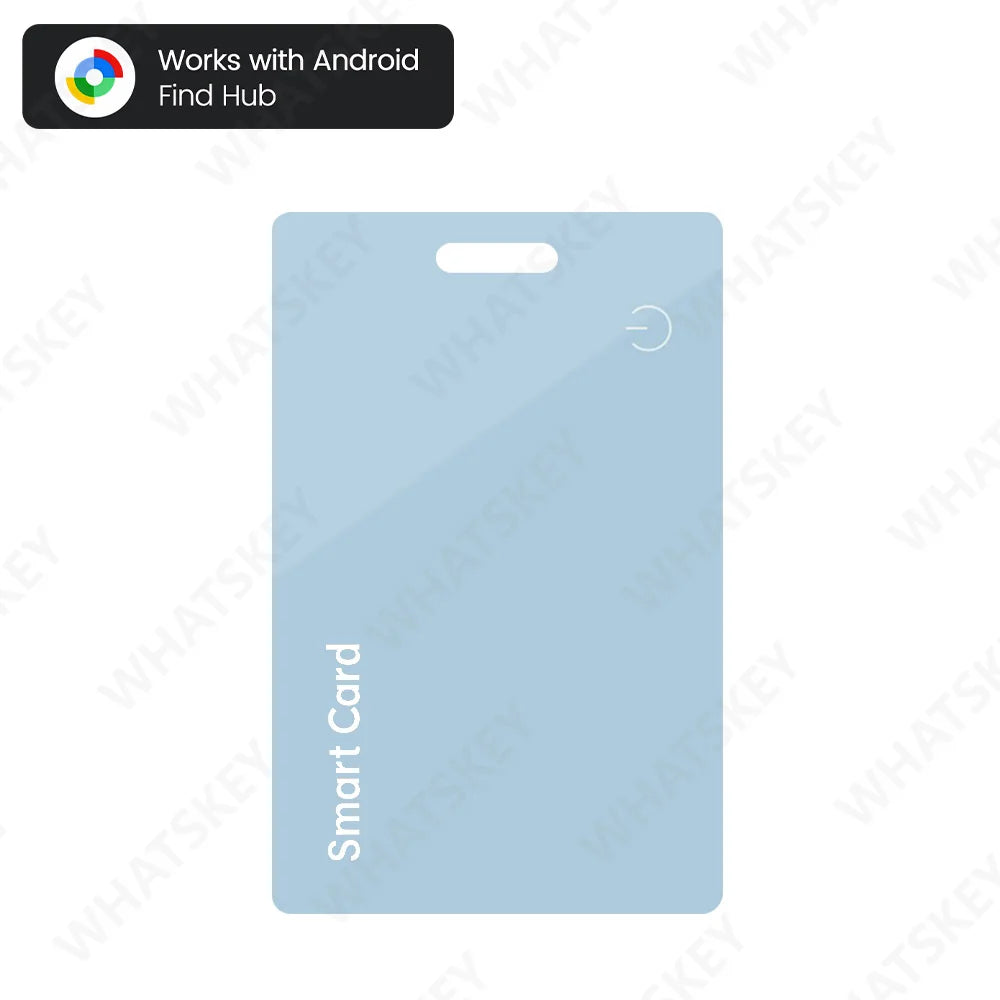 Ultra Thin Global GPS Android Tracker Card Wireless Charging Waterproof Smart Wallet Tracker Card with Google Find My Device App
