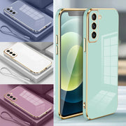 For Samsung Galaxy S23 S22 S21 S20 S22 + 23 S21 Ultra S10 Plus S20 FE S22Ultra S23Ultra S21FE Case Luxury Phone Cover 6D Plating