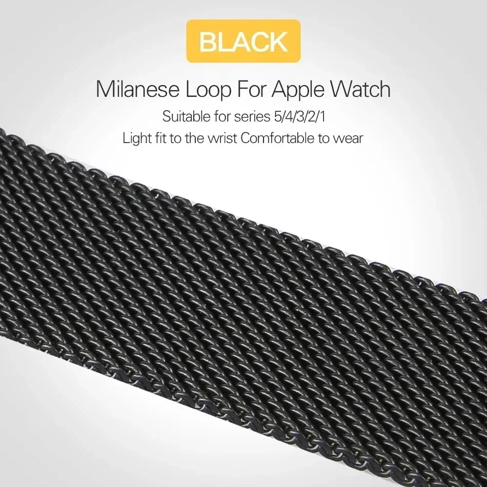 Milanese Loop Strap for Apple Watch Band 46mm 45mm 44mm 40mm 41mm Pride Bracelet iwatch Series 12/11/10/9 8 7 SE3/Ultra 3 4 49mm
