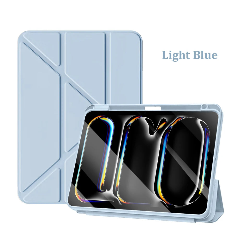 For iPad A16 Case Pro 11th M5 M4 12.9 10 9 9th 10th Generation For Ipad Air 13 11 M3 M2 5 4 Mini 7 6 2025 10.9 Protective Cover