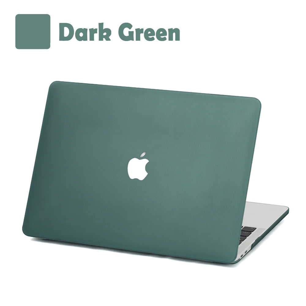 Frosted Laptop Case For Macbook Air 13 A2337 A1466 For Mac M1 Chip Pro 13 A2338 For Macbook Pro 14.2 16.2 Matte Protective Cover