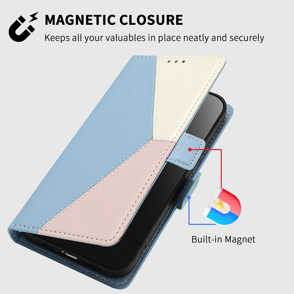 New Magnetic Flip Leather Wallet Card Case For Moto G Stylus Power Play GStylus GPower GPlay 2026 2021 2022 2023 2024 2025 4G 5G
