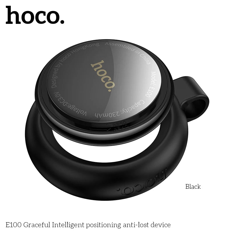 HOCO E100 Smart GPS Tracker Mini Tag Anti-Lost Device with Case for iOS Apple Find My App Car Key Pet Kids Thin Locator Finder