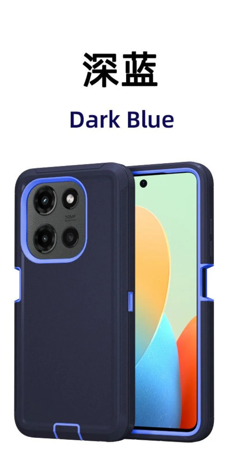 3-Laye Heavy Duty Hybrid Ott Defender Case For Motorola G Edge Play Stylus Power 5G 2026 2025 2024 2023 Shockproof Cover