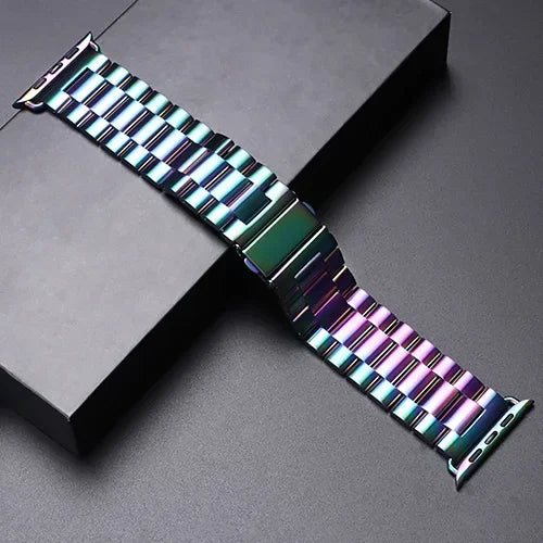 Stainless Steel Strap For Apple Watch Ultra 4 3 2 49 45 41 40 46 38 42 44mm Metal band Bracelet For iWatch Series SE 11 12 9 8 7