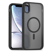 For iPhone XR 6.1 Inch Matte Magnetic Case, Compatible with MagSafe Drop Protection Slim Translucent Cover For iPhone 11