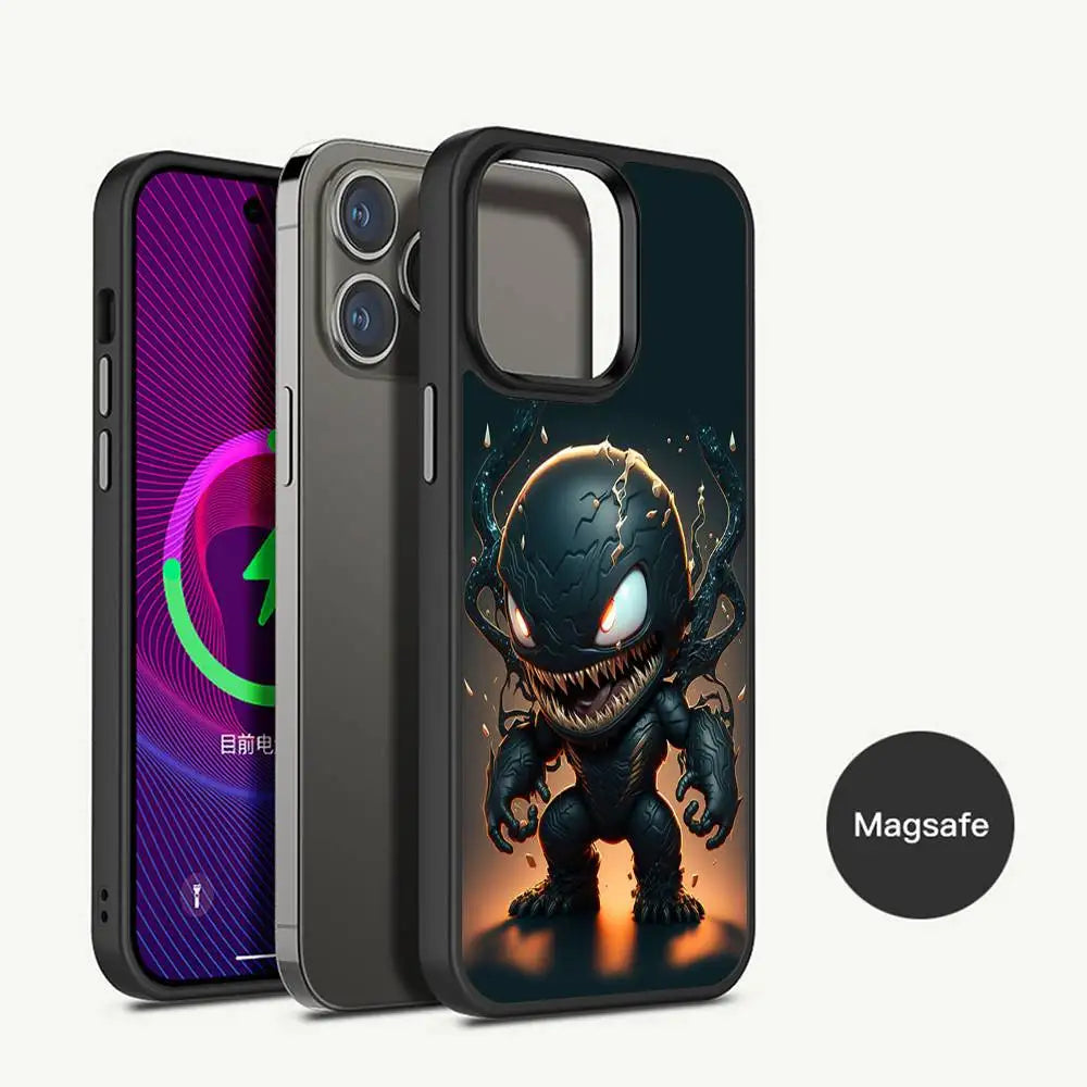 Movie IronMan Phone Case Magnetic Case For iPhone 17 16 14 13 12 11 15 Pro Max Plus For Magsafe Wireless Charge Cover