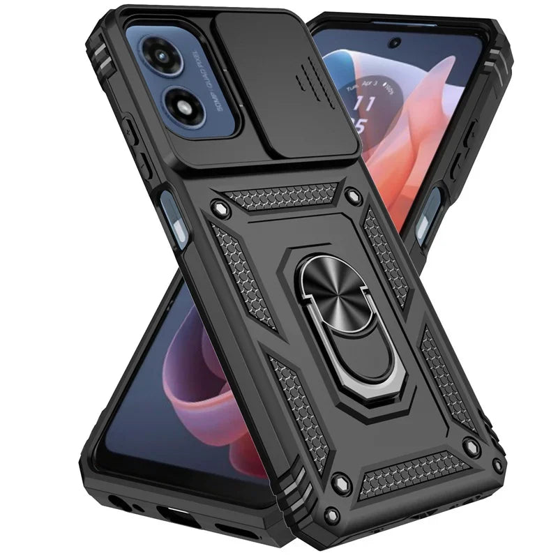Armor Shockproof Case For Motorola Moto G Stylus 2026 G Play 2024 G Power 5G Edge 2025 Cover Ring Car Holder Shell Coque Funda