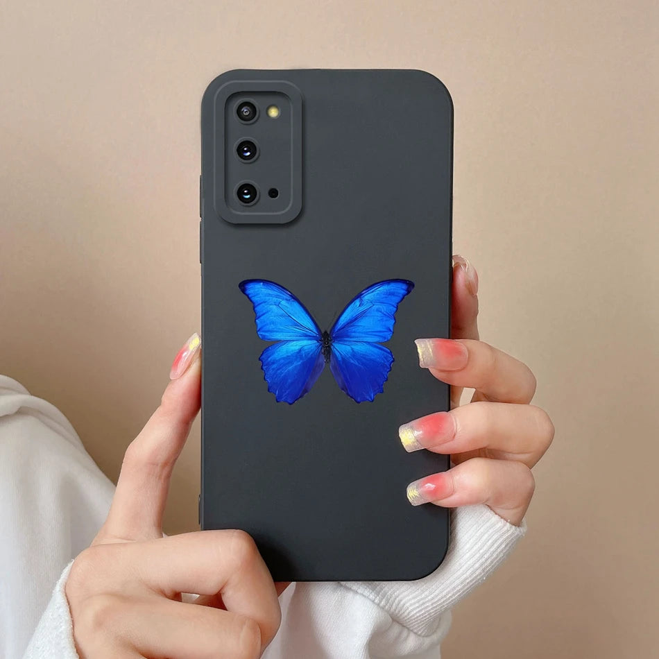 For Samsung S20 FE Plus Ultra Phone Case Funny Camera Protection New Liquid Silicone Cover For Galaxy S20FE S 20 S20Plus Funda