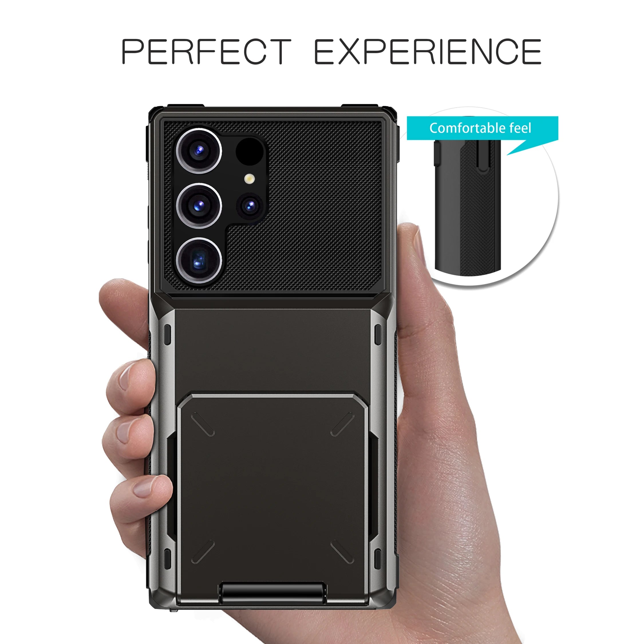 Wallet Card Slots Case for Samsung Galaxy S26 S25 S24 S23 S22 S21 S20 S10 Nore 20 10 FE Ultra Edge Plus Phone Cover Shockproof
