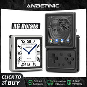 Anbernic RG Rotate Android Handheld Game Console 3.5" IPS 720×720 T618 Retro Gaming Emulator WiFi 3GB+32GB Portable Player
