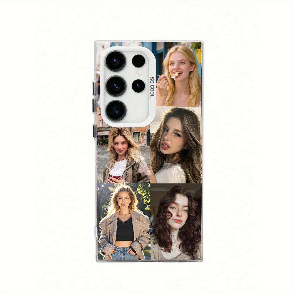 Customized Multi Photo IMD Shock-absorbing Phone Case Suitable For Samsung Galaxy S9 S10 S20 S21 S23 S25 Pro Ultra 4G 5G Plus FE