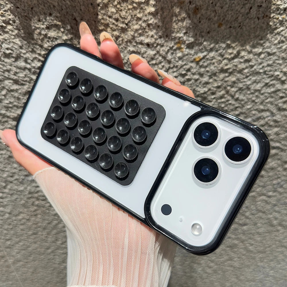 3D Suction Cup Candy Color Phone Case For Samsung S25 S24 S22 S21 S23 Ultra Plus FE A56 A36 A26 A55 A35 A16 A06 A15 A05 5G Cover