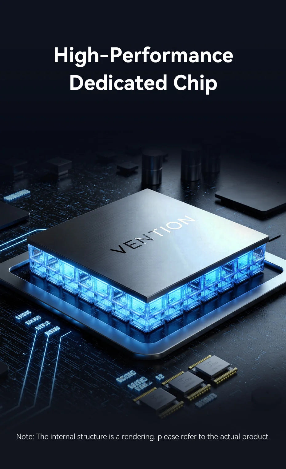 Vention USB C 8K 4K HDMI HUB Led Display USB A C 3.0 3.2 Gen1 Ethernet 1000Mbps Adapter for MacBook iPad HP Dell Samsung Laptop