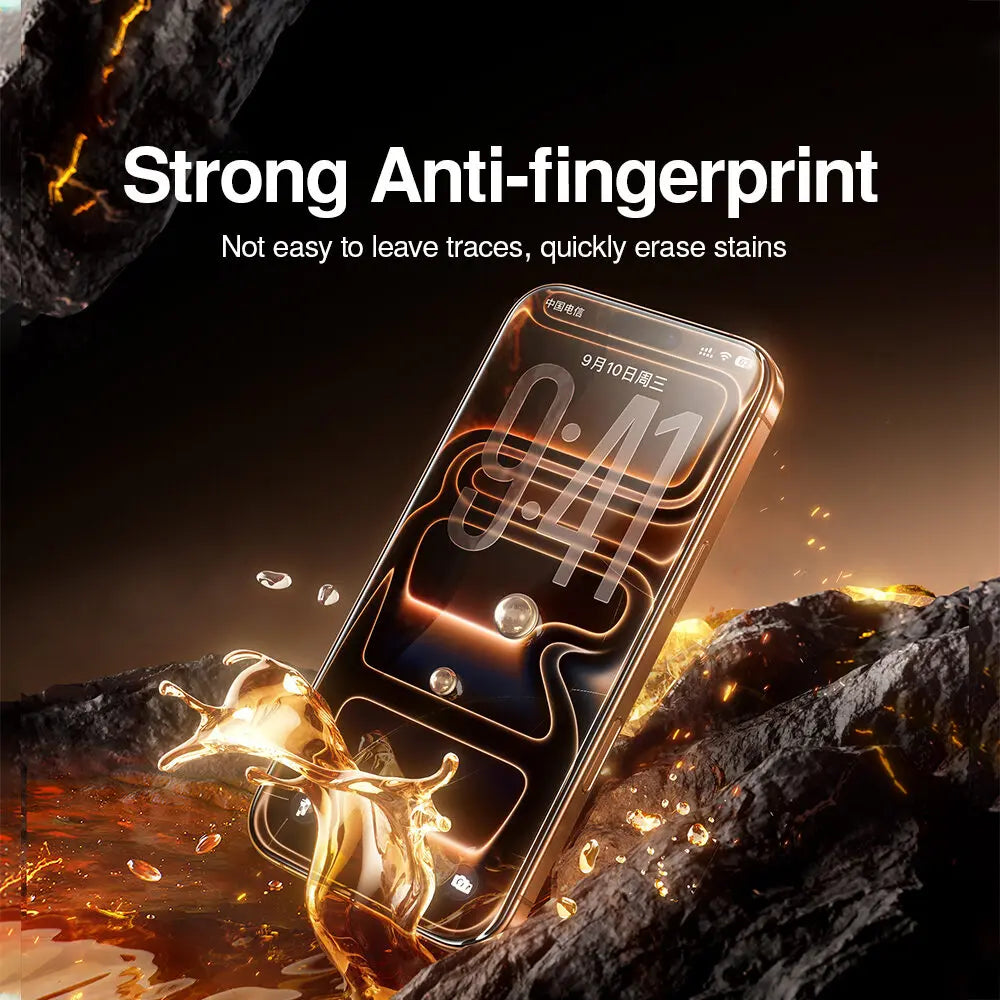 SmartDevil AR Anti-Reflection Tempered Glass Film for iPhone 17 Pro Max 16 Pro 15 14 Clear Corning Screen Protector Anti-scratch