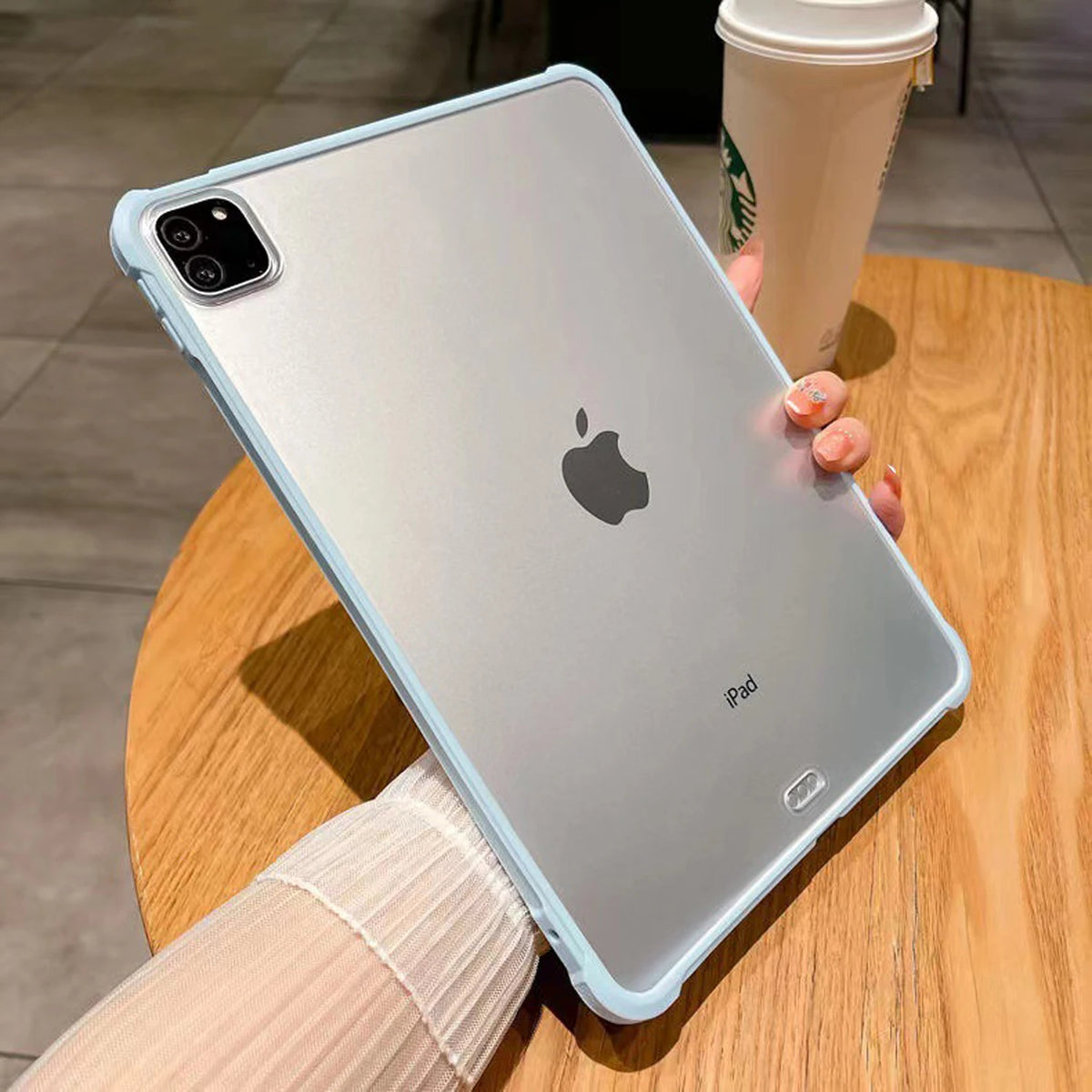 Translucent Matte Case For iPad Case Air Pro 2025 13 11 12.9 Cases 4 5 6 7 8 9 10 Generation 10.2 10.9 inch Mini Funda Cover
