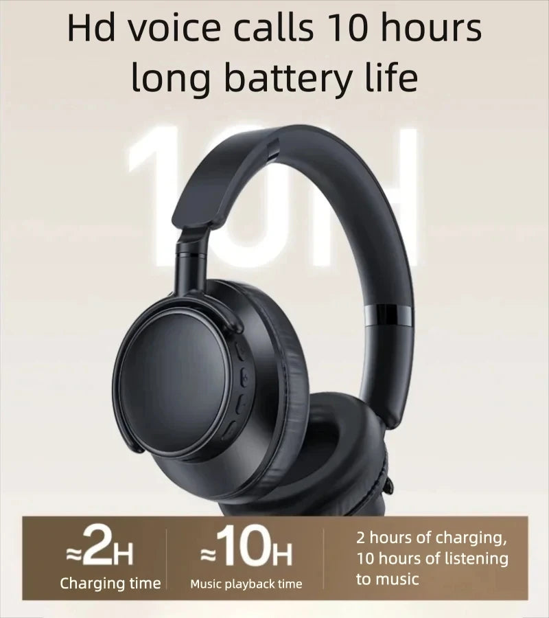 Choice BT08 HiFi Bluetooth Headphones 45dB ANC Wireless Earphone 95% Noise Reduction Immersive Over Ear Headset 10H Playtime