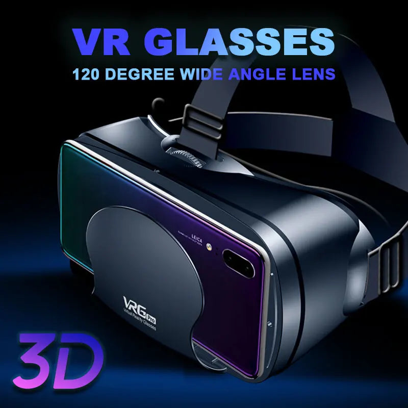 VRG Pro 3D Virtual Reality VR Glasses Devices Headset Viar Goggles Helmet Lenses Smart For Phone Smartphones Viewer Cell Devices