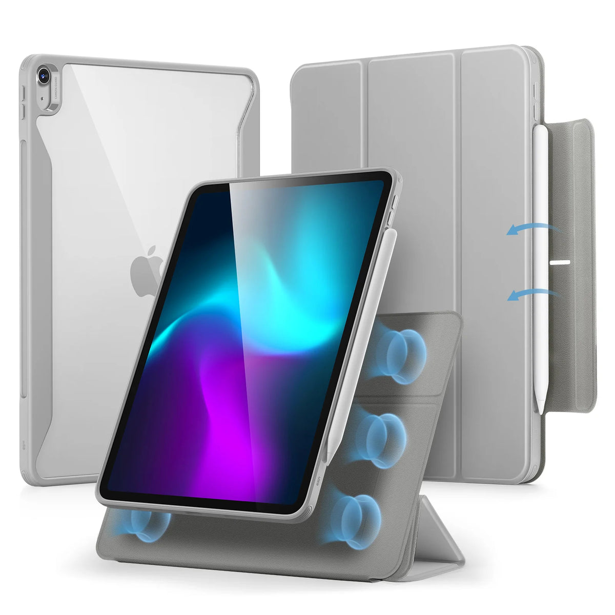 ESR for iPad Air 11 Inch Case M4/M3/M2 (2026/2025/2024) Powerful Magnetic Cover for iPad Air 5th/4th Gen (2022/2020)Auto Wake