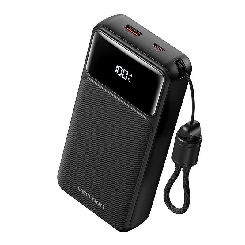 Vention CCC 20000mAh 22.5W Power Bank Portable Fast Charger for Xiaomi iPhone Samsung Spare Battery 3C Certified Powerbank