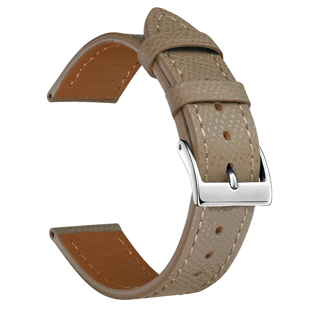 Epsom Leather Watch Straps 14mm 16mm 18mm 20mm Wacthbands Palm Pattern Cowhide Watch Accessories Wristband