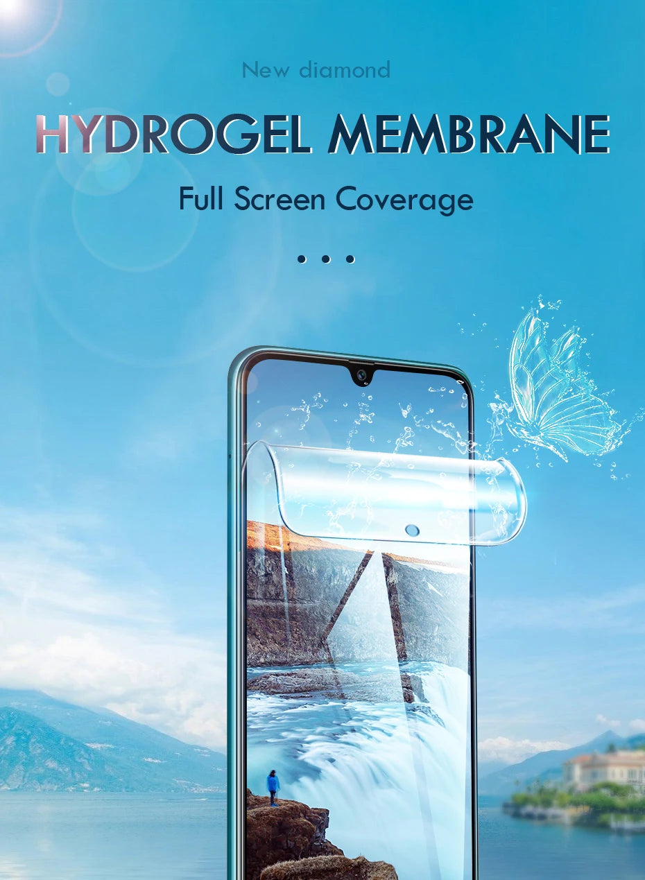 2in1 HD Full Hydrogel Film For Motorola Razr 50 Ultra 40 2019 2020 2022 50Ultra Razr40 Plus Protective Screen Protector Cover