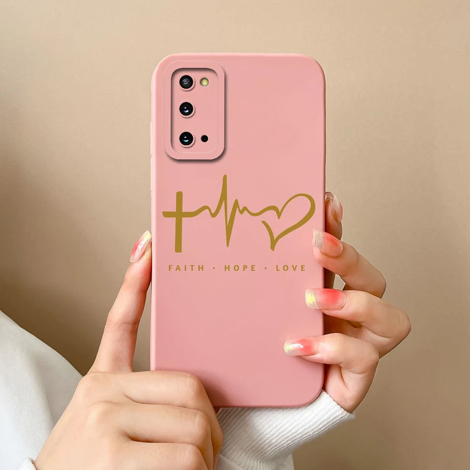 For Samsung S20 FE Plus Ultra Phone Case Funny Camera Protection New Liquid Silicone Cover For Galaxy S20FE S 20 S20Plus Funda