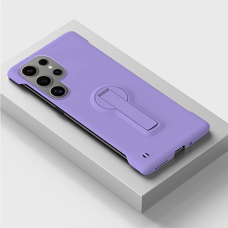 Phone Case For Samsung Galaxy S25 Edge S24 S23 S22 S21 S20 FE S10 Note 20 Ultra 10 Plus Cover Thin Frameless Holder Protector