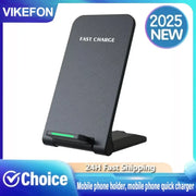 100W Wireless Charger Stand Pad For iPhone 13 12 11 Pro X XS Max XR 8 Samsung S21 S20 Qi Fast Charging Dock Station Phone Holder