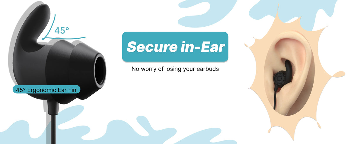 Hmusic HS88 Wired SideSleeper Earbuds Noise Isolation 12H Playtime Bluetooth 5.4 UltraThin Neckband for Sleep Podcast Meditation
