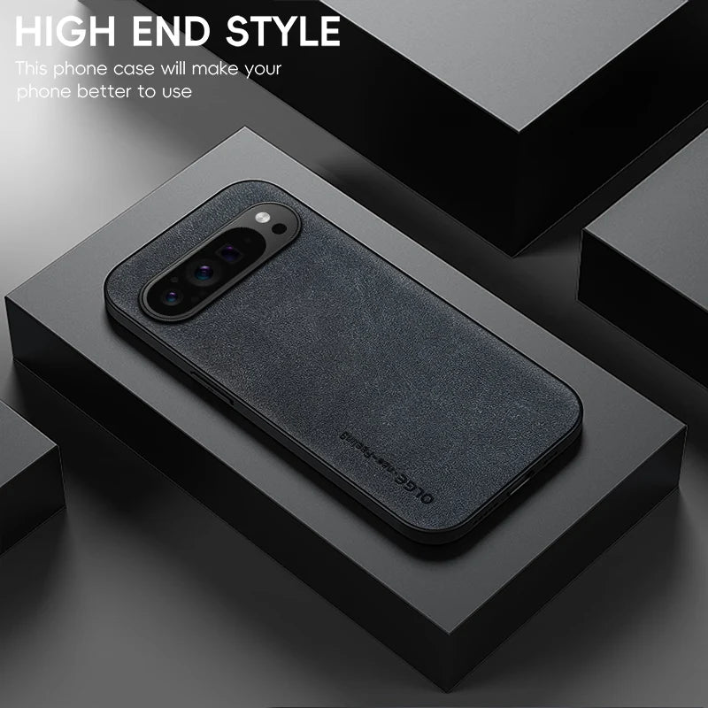 Luxury PU Leather Phone Case for Google Pixel 11 10 9 XL 110A 9A 8A 7A 0Pro 9Pro 8Pro 7Pro Shockproof Protection Soft Back Cover