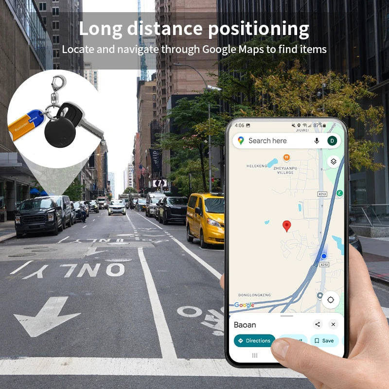 Anti-lost Tracker For Android Phones Work With Google Find Hub App Remote Locating Key Finder for Xiaomi Samsung Pixel Moto GMS