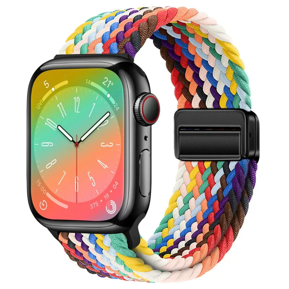Nylon Strap for Apple Watch Band 45mm 41mm 44mm 40mm Original Magnetic Loop Link Bracelet iWatch Ultar 2 49mm 9 8 7 6 SE 3 42mm
