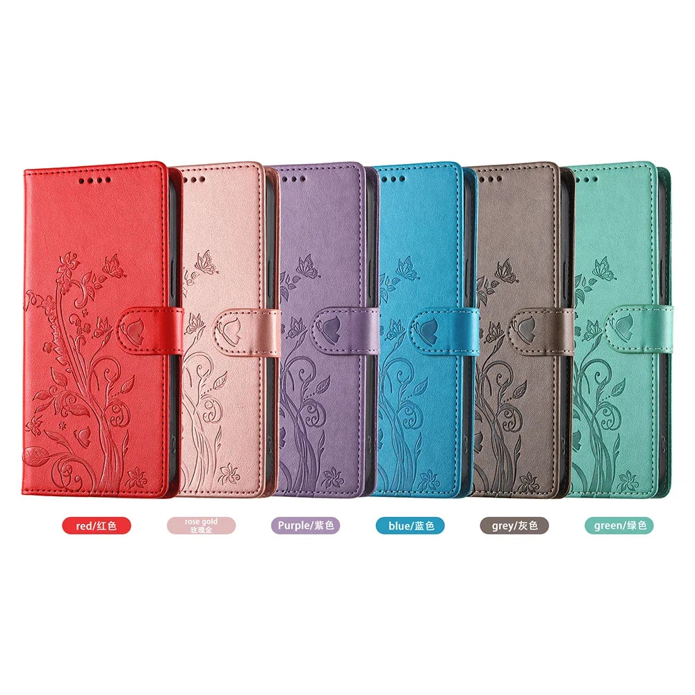 Luxury Flip Leather Case for iPhone 17 Air 16 15 14 13 12 11 Pro Max 16E X XR Plus SE3 Wallet Card Slot Phone Purse Cover Coque