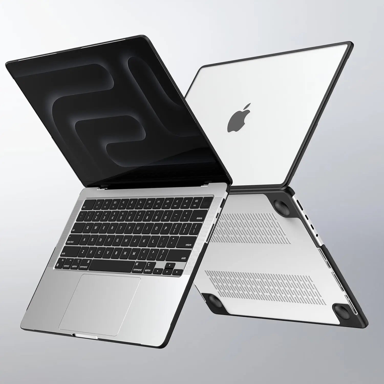 Anti-Cracking Hard Shell Case For MacBook Pro 14/16-inch M5 2026 2025-2021 Release M4 M3 M2 M1 Pro/Max Chip, For Air 13.6/15''