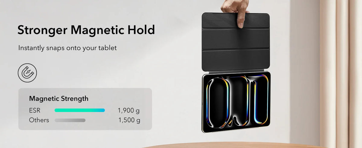 ESR for iPad Pro 13 Inch Case (M5/M4) Rotating Case with Removable Magnetic Cover Shift Series for iPad Pro 13 2024/2025