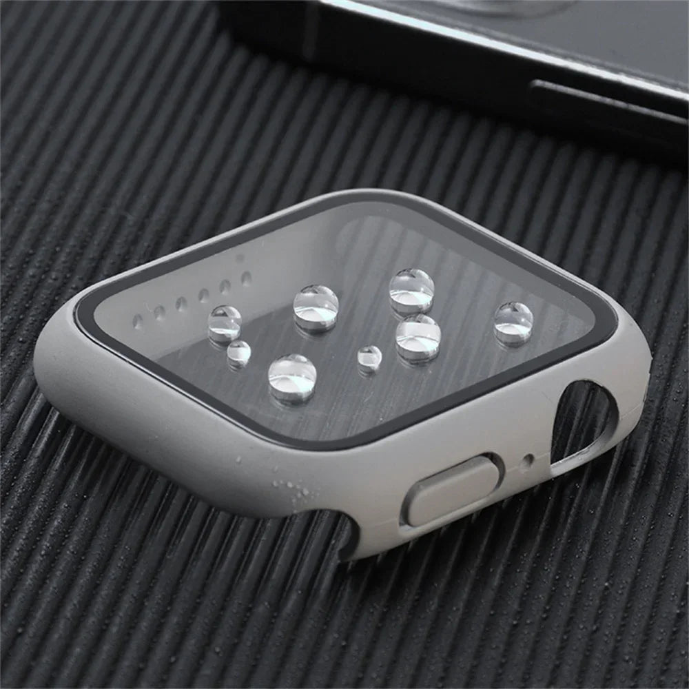Watch strap+Case+glass For apple watch band 44mm 40mm 38/42mm Candy bracelet iwatch ultra2 49mm serie 9 8 7 6 5 4 3 Se 41mm/45mm