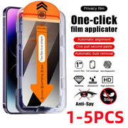 1-5PCS For iPhone17ProMax Privacy Screen Protector iPhone 16 Pro Max 11 15  17 Air 14 Plus 12 13 Mini XR Anti-Spy Tempered Glass