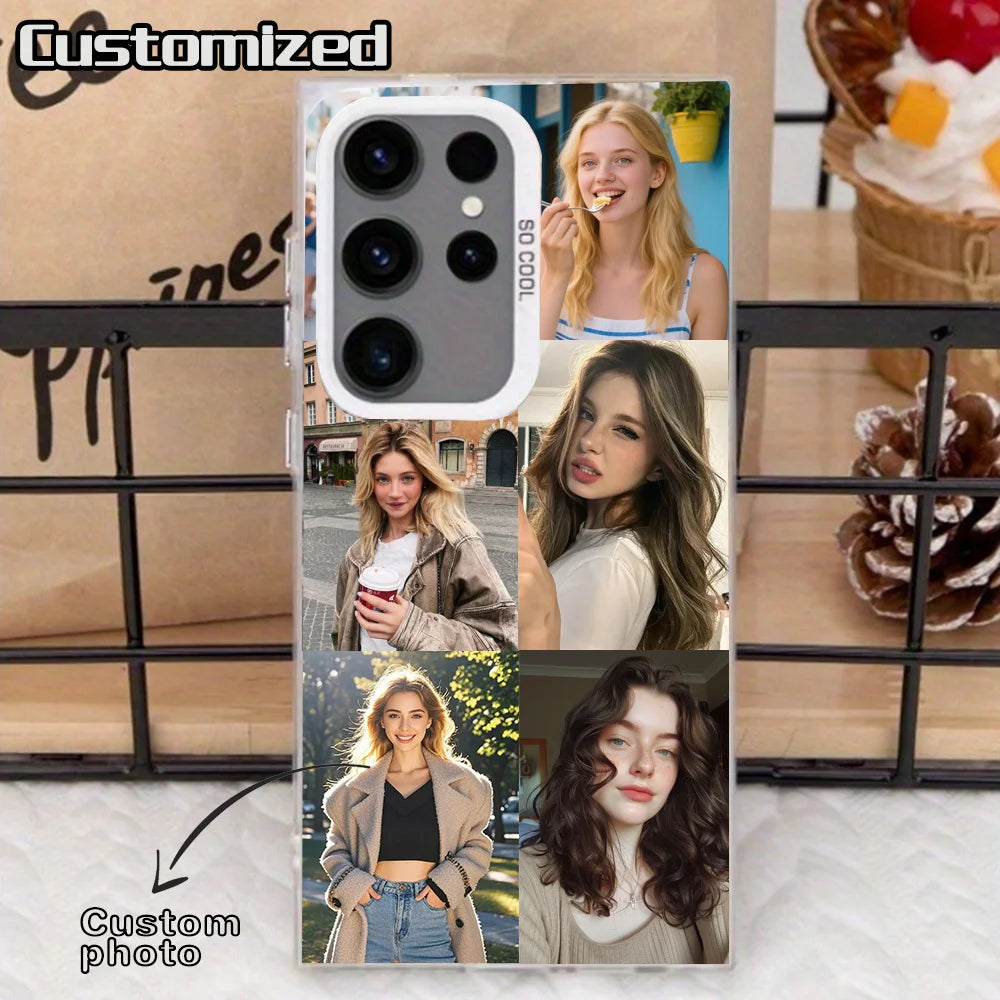 Customized Multi Photo IMD Shock-absorbing Phone Case Suitable For Samsung Galaxy S9 S10 S20 S21 S23 S25 Pro Ultra 4G 5G Plus FE