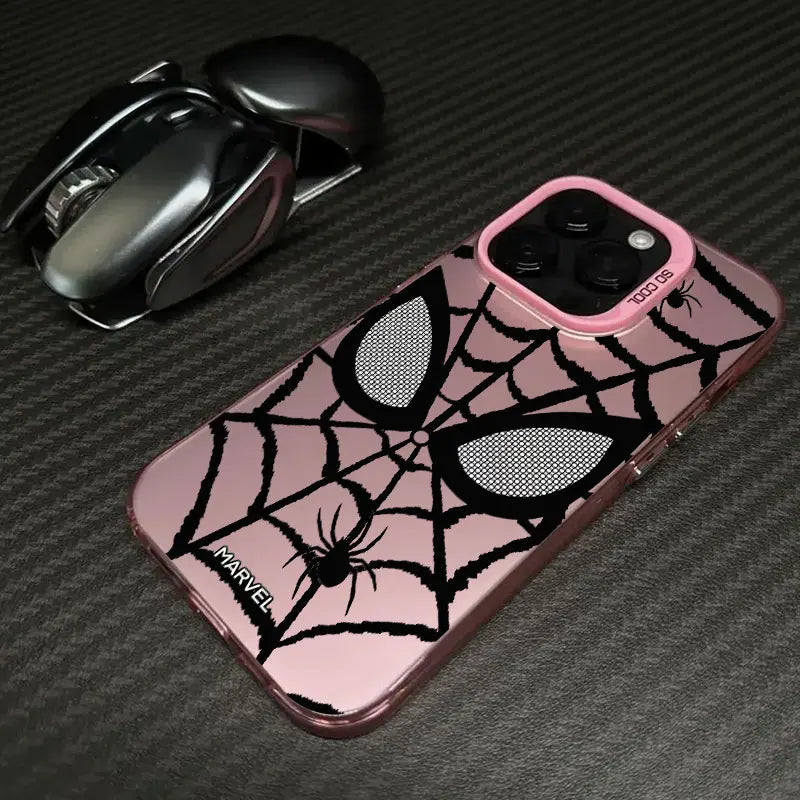 Marvels Spidermans Eye Phone Case For iPhone 17 17e 16e 16 15 14 13 12 11 mini Pro Max X XR XSMAX 8 7 Air Plus Anti Fall Matte