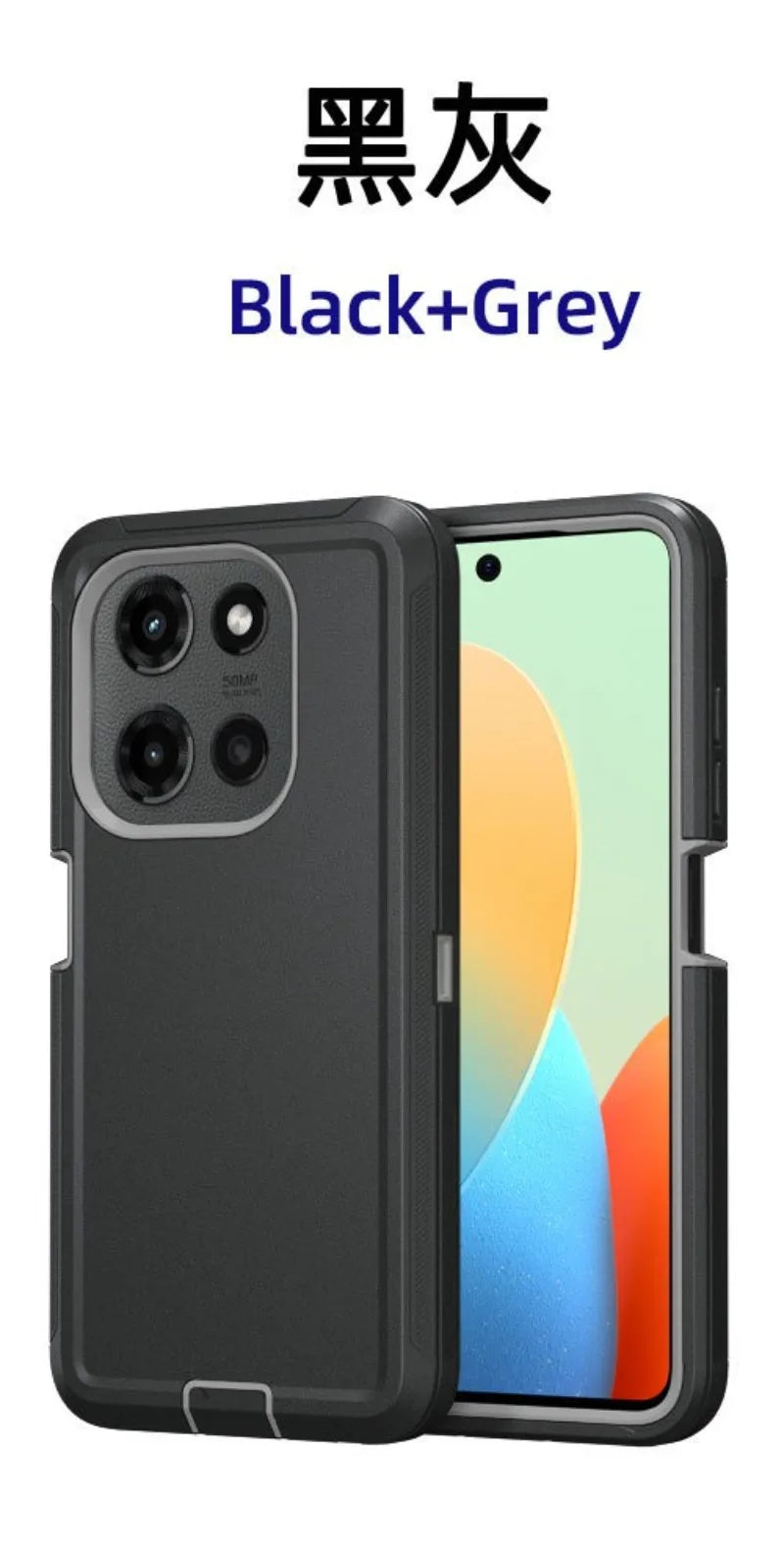3-Laye Heavy Duty Hybrid Ott Defender Case For Motorola G Edge Play Stylus Power 5G 2026 2025 2024 2023 Shockproof Cover