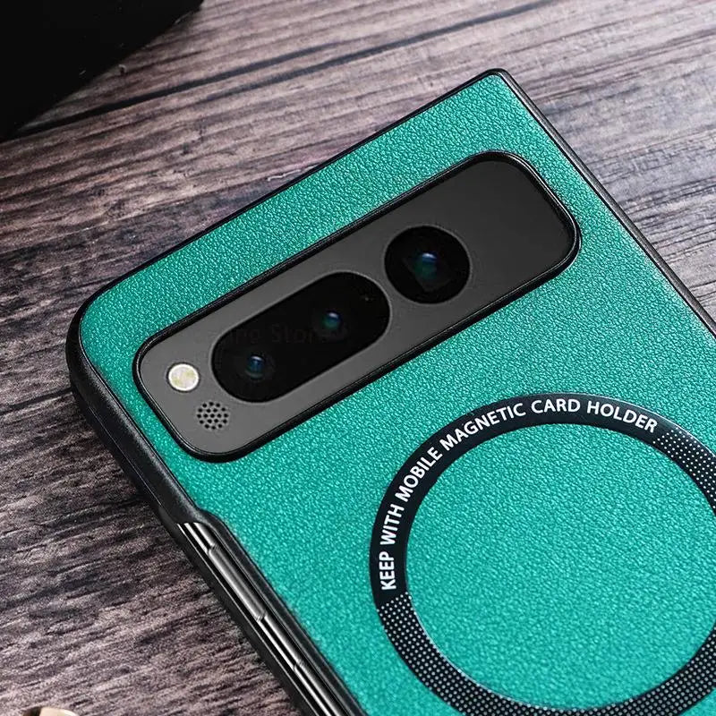 Capa For Google Pixel Fold For Magsafe Magsafing Leather Case For Pixel 8 Pro 7A 6A 5 7 6 8 Pro Flip Cover For Pixel Fold G9FPL