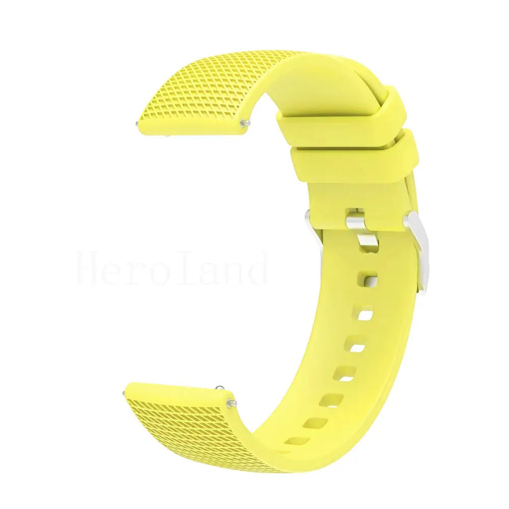 Premium Silicone Watchband WatchStrap Silicone Bracelet Quick Release Rubber Strap WristBand 18mm 20mm 22mm Width Replacement