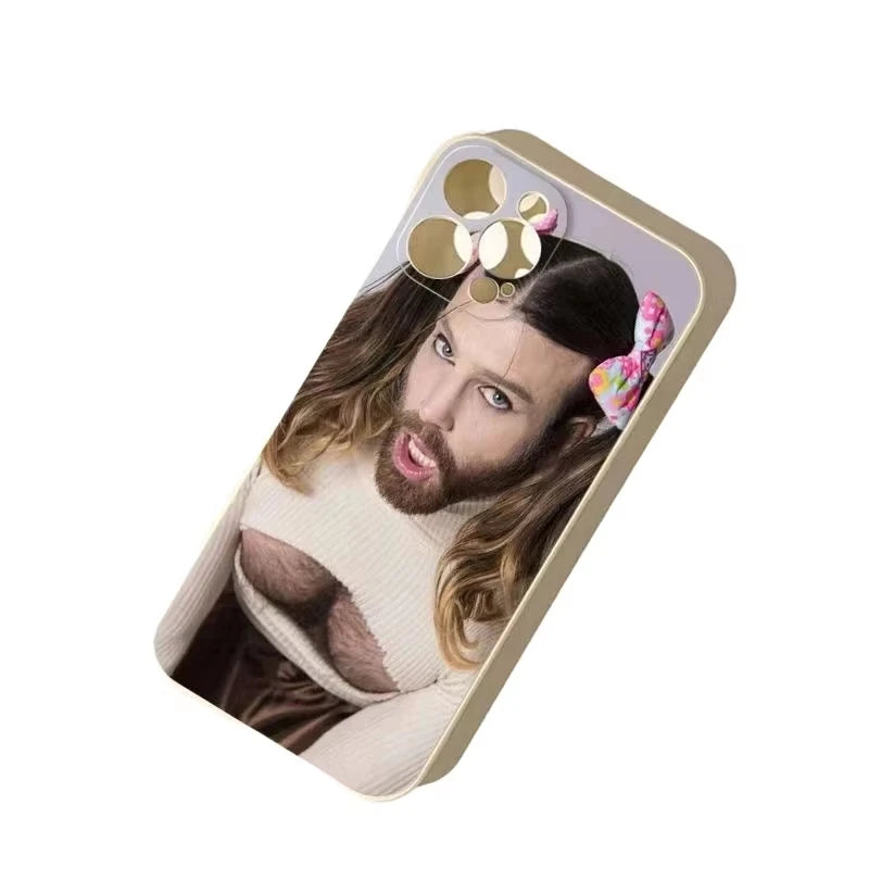 Bearded Man Loli Outfit  Phone Case for Samsung Galaxy S21 S22 S23 S24 S25 S26 Ultra Plus FE Note 20 A73 A55 A35 A25 A15 Cover