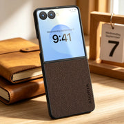 Case for Samsung Galaxy Z Flip 8 Flip8 7 6 5 4 3 Luxury textile Leather soft phone cover for samsung galaxy z flip 8 case capa