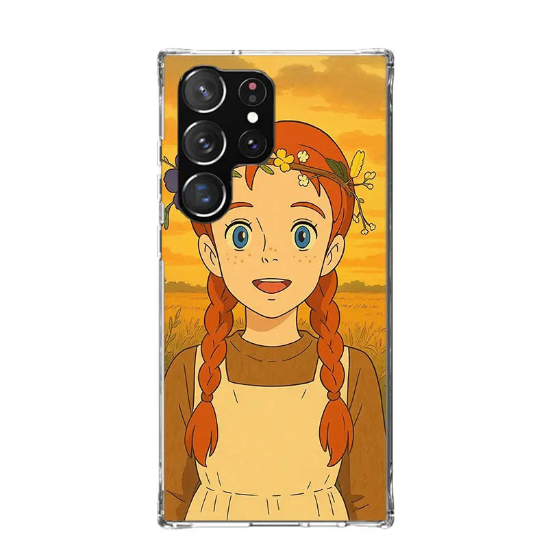A-Anne Of Green Gables Shirley Phone Case For Samsung Galaxy S26 S25 Edge S24 S23 FE S22 Ultra S21 Plus S20 + Fundas Cover Coque