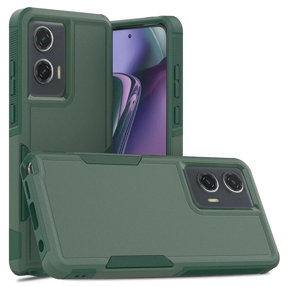 Rugged Armor Shockproof Phone Case For Motorola Moto G Stylus 5G 2024 Power 2025 Play 2026 TPU Frame Hard Plastic Back Cover