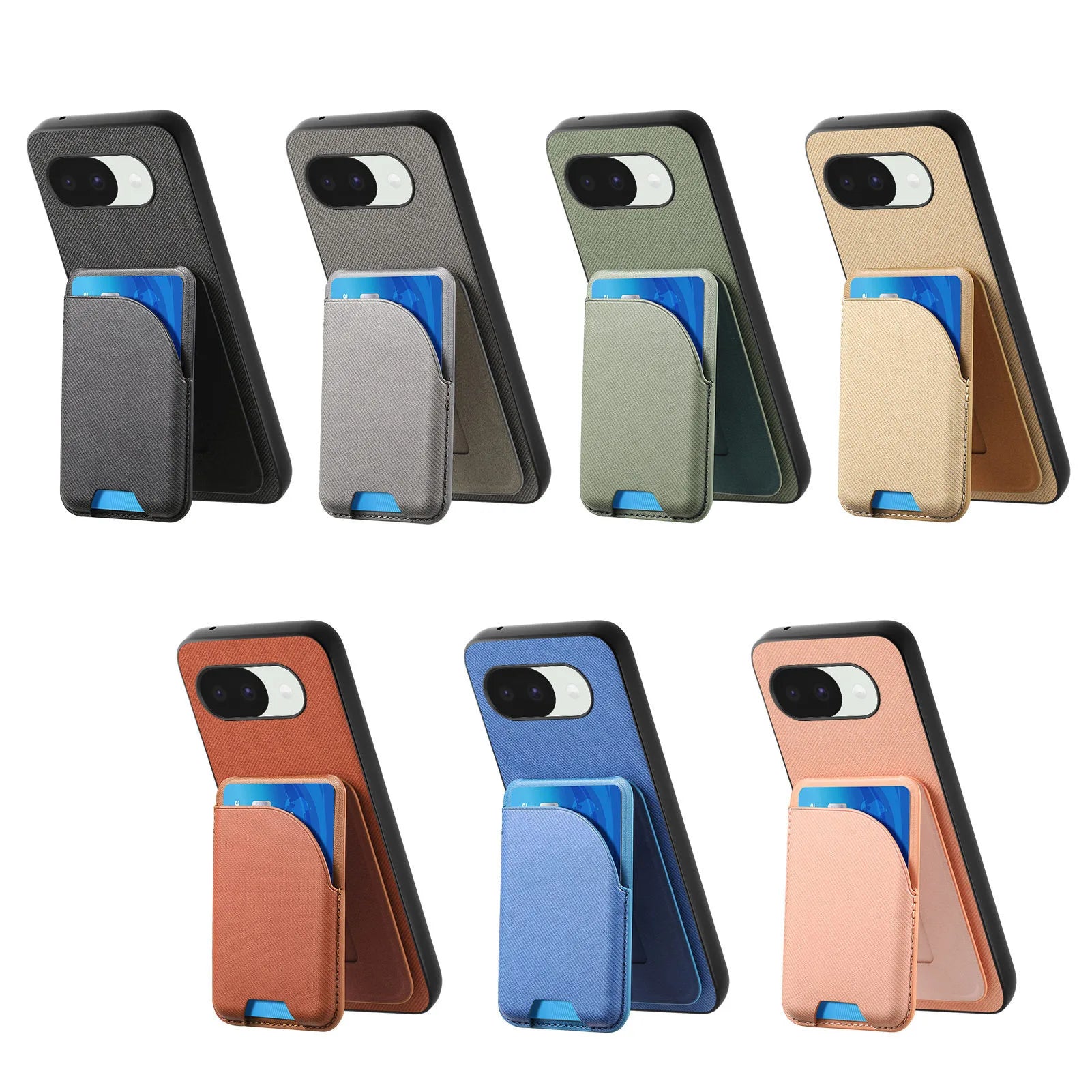 2 in 1 Detachable Cards Solt Wallet Stand Leather Case for Google Pixel 11 Pro XL 10A 9A Shockproof for Magsafe Slim Fit Cover